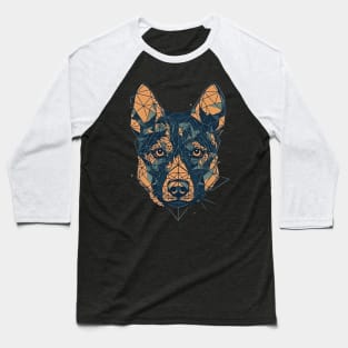 Geometric dog Baseball T-Shirt